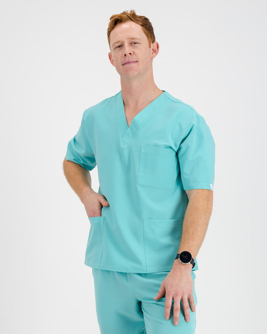 VYTA Core Mens Scrub Set - Mint