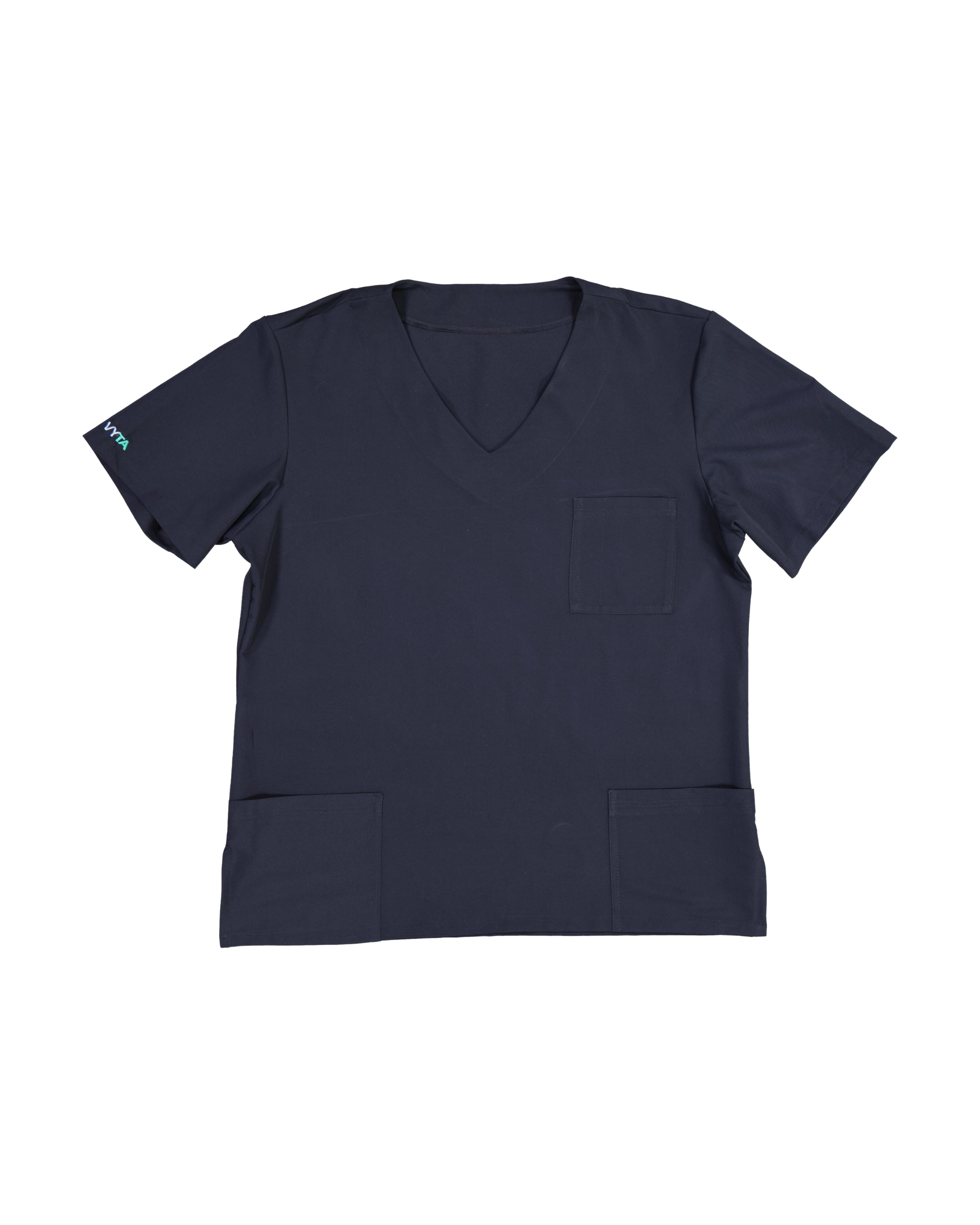 Unisex Vneck 3 pocket top