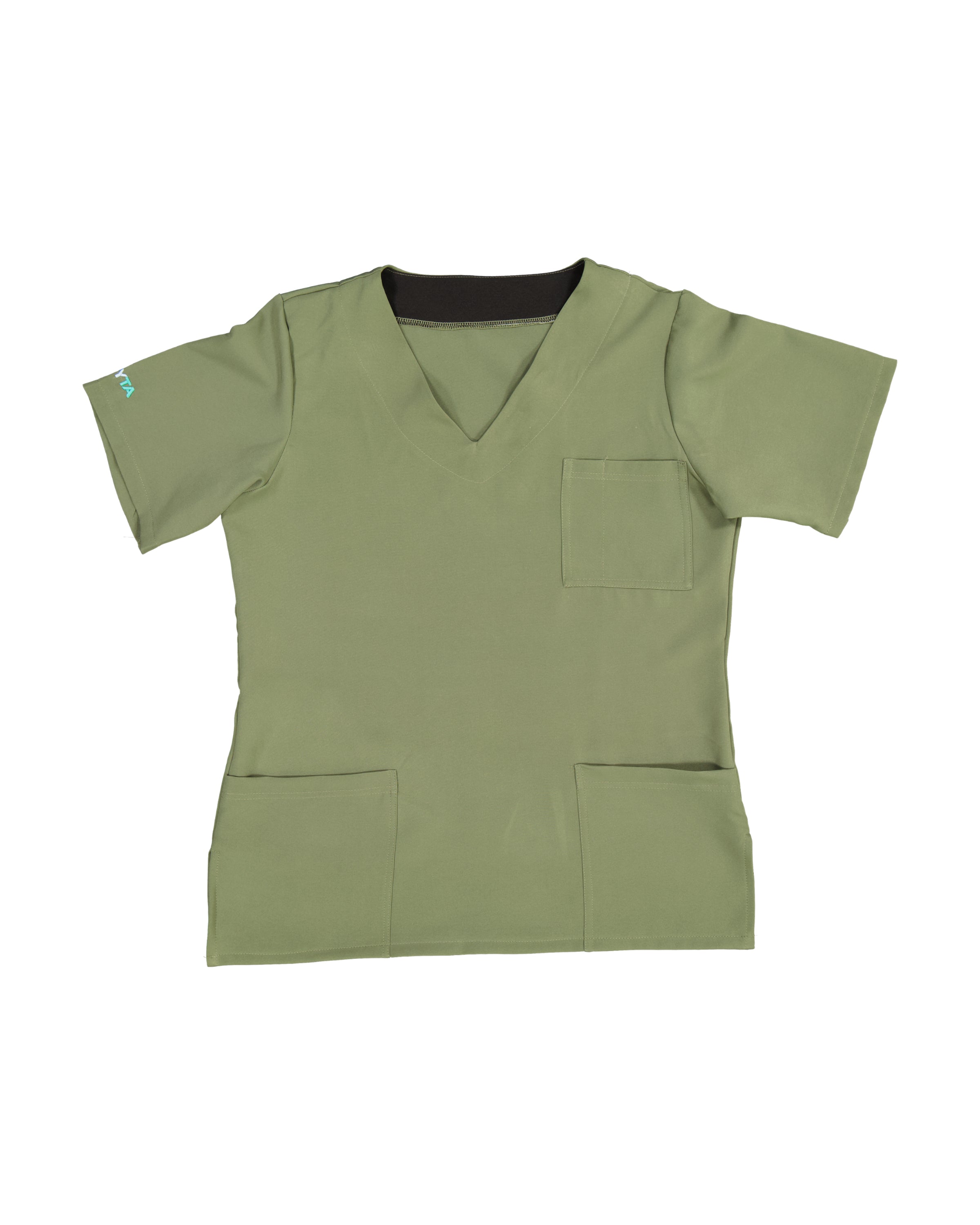 Unisex Vneck 3 pocket top