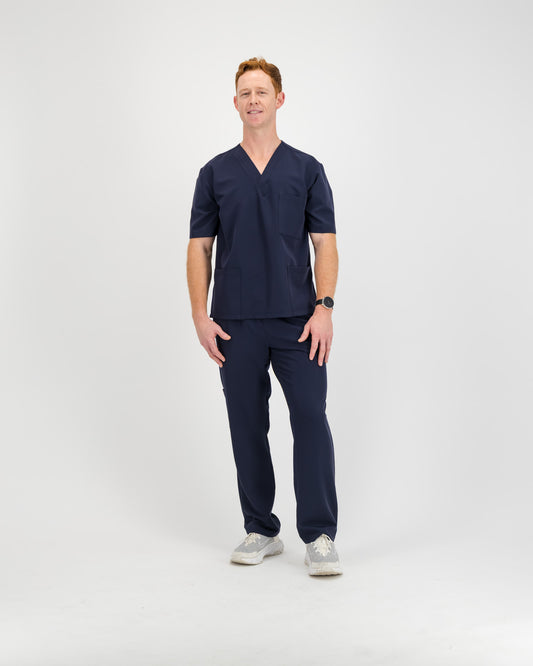 VYTA Core Mens Scrub Set - Navy