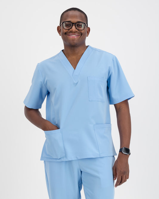 VYTA Core Mens Scrub Set - Baby Blue