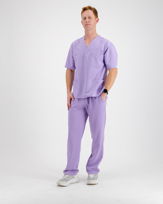 VYTA Core Mens Scrub Set - Lilac