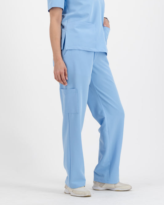 VYTA Core Womens Scrub Pants - Baby Blue