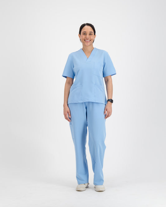 VYTA Core Womens Scrub Set - Baby Blue
