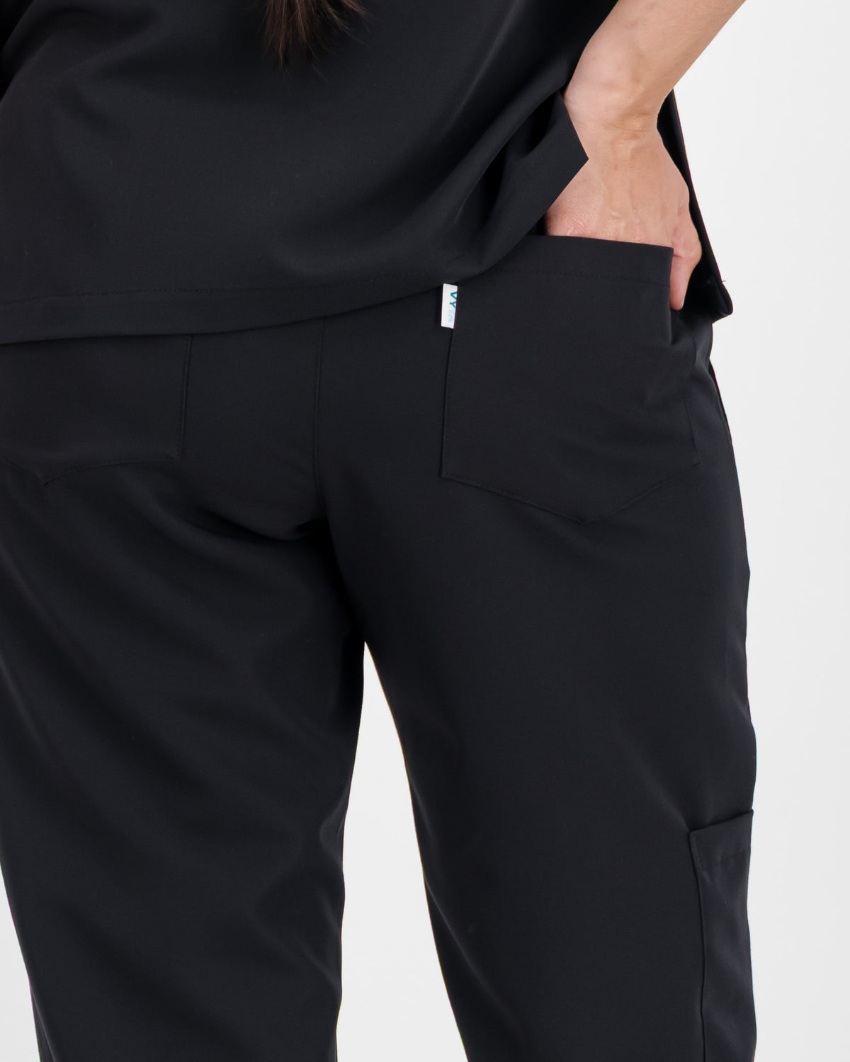 VYTA Core Womens Scrub Set - Black